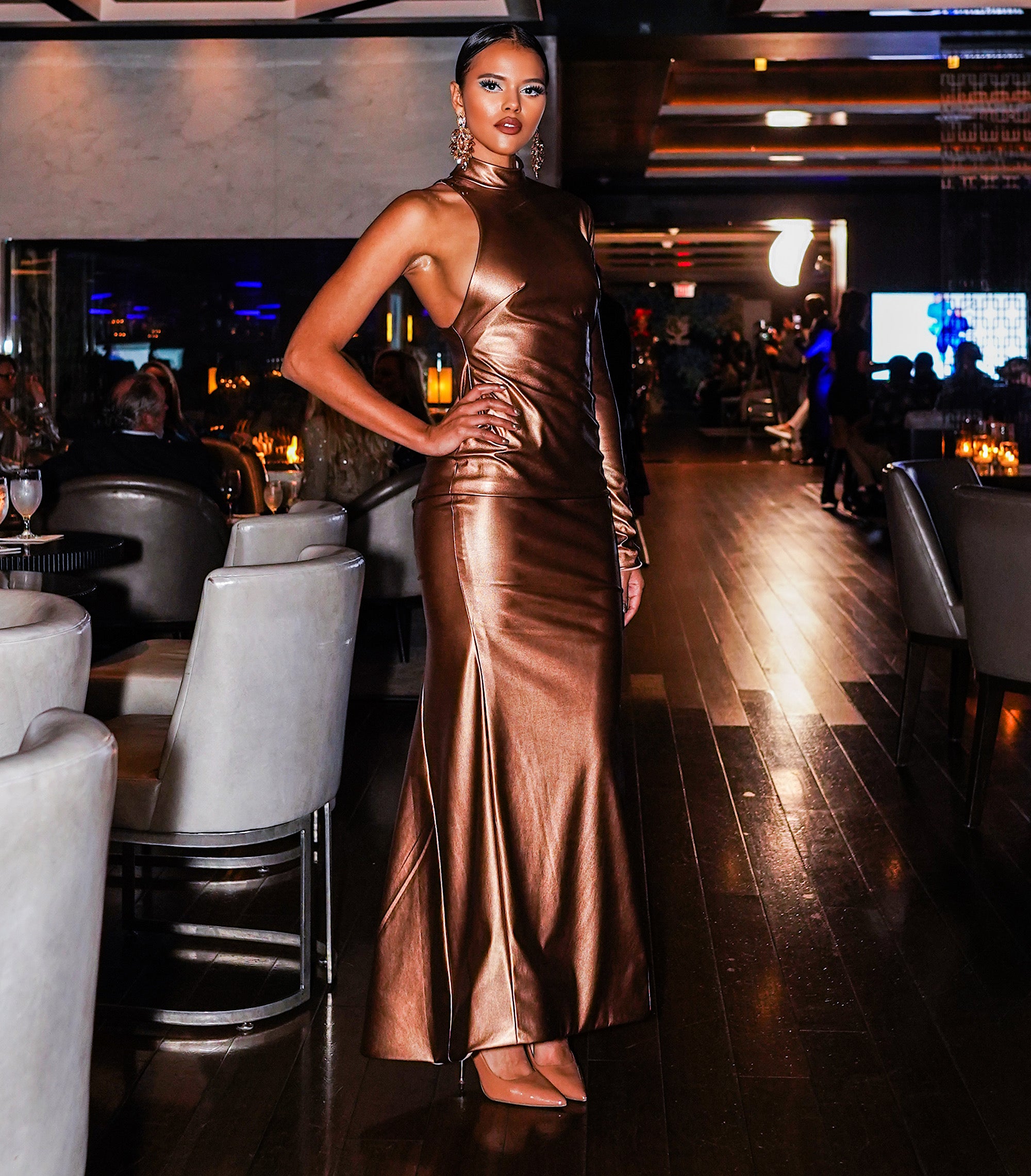 Bronzed Dress